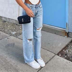 Levi’s Wedgie Straight Light Wash Denim Jeans